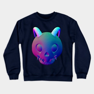 Cyberpunk skull 3D Crewneck Sweatshirt